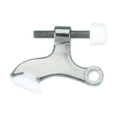 Imagem de Pacote com 10 - Designers Impressions Parador de porta ajustável com dobradiça de níquel acetinado: 3576