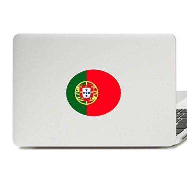 Imagem de Adesivo de notebook com emblema de vinil da bandeira nacional de Portugal da Europa