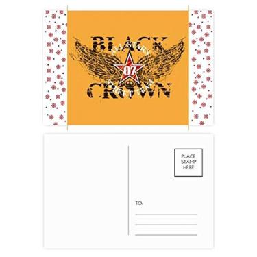 Imagem de Graffiti — Cartão postal com estampa de coroa de flores de Natal e Natal