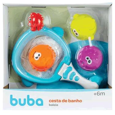 Imagem de Brinquedo Cesta De Banho Com Bichinhos Baleia Buba Baby