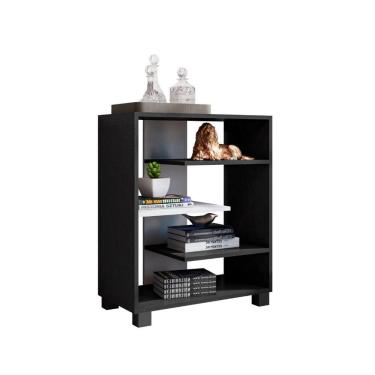 Imagem de Armário Luna Pequeno Para Escritório Multiuso 4 Prateleiras