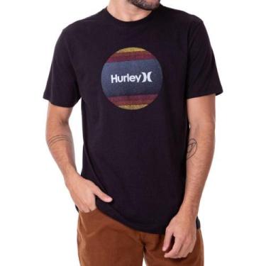 Imagem de Camiseta Hurley Gradiente Masculina Preto