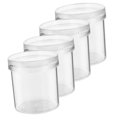 Imagem de Ipetboom 4 Pcs Tanque De Observação De Insetos Bicho Visualizador De Bugs Gaiola De Lupa De Científicos Estojo Para Microscópio De Caixa De Bicho Plástico Filho Caixa De Minhocas Alimentar