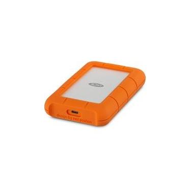 Imagem de HD Externo LaCie 2TB Rugged, USB-C, Laranja - STFR2000800