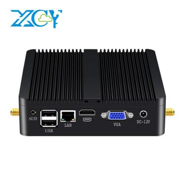 Imagem de XCY-Mini PC Fanless com Intel Core i5  4200U  i3 5005U  Gigabit Ethernet  Win 10  Linux  Thin
