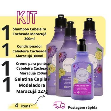 Imagem de Kit Shampoo Condicionador Maracujá Cabelos Nutridos Nutrição -  L'occi