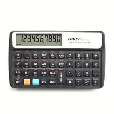 Imagem de Calculadora Financeira Truly TR12C Platinum +120 Funções RPN (notação Polonesa reversa)