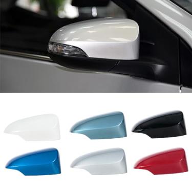 Imagem de JESYMBX Para Toyota Corolla Altis 2014-2018 Tampa do espelho lateral da porta da asa do carro Tampa do espelho retrovisor Exterior da concha da casa esquerda vermelha