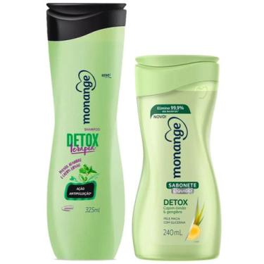 Imagem de Shampoo Monange Detox + Sabonete Líquido Capim Limão E Gengibre