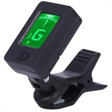 Imagem de Afinador Digital Cromático Clip 360° para Violão Violino Guitarra Baixo Ukulele Cavaco