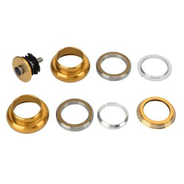 Imagem de Viaron 34mm Fone De Ouvido Para Bicicleta, Leve, Liga De Alumínio, Rolamento Duplo, Garfo Dianteiro, Fone De Ouvido Para Bicicletas De Montanha E Estrada(ouro)