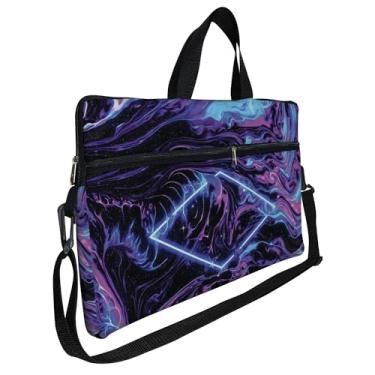 Imagem de Case Capa Maleta Premium Para Notebook Laptop de 15,6 com Alça de Mão Alça de Ombro e Zíper Lateral - Retangulo Colors