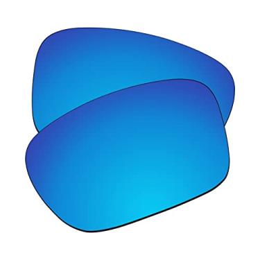 Imagem de EZReplace Lentes de reposição para óculos de sol Oakley Racing Jacket (lentes polarizadas) – Serve para armação Oakley Racing Jacket (azul gelo)