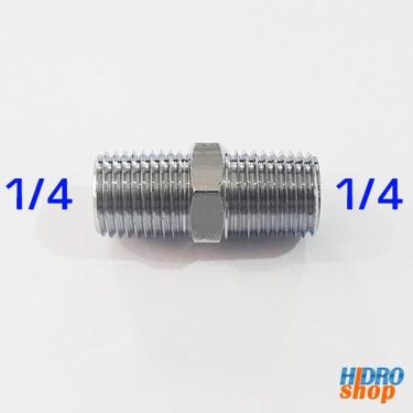 Imagem de Niple 1/4 Latão Cromado - 170603