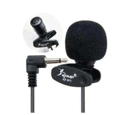 Imagem de Microfone De Lapela Kp-911 Para Youtubers Computador Câmera - A.R Vari