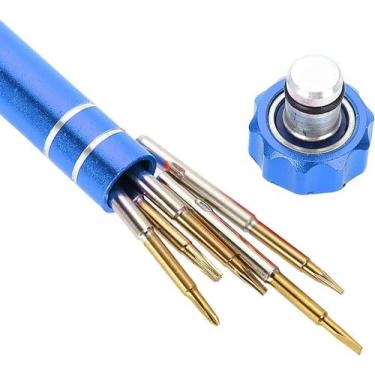 Imagem de 1 Kit Chave C/ Ponteira Diversa Relojoeiro Ourives Joalheiro Relojoari