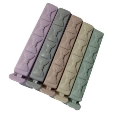 Imagem de Lacre Prendedor De Embalagem Pregador Fechador Alimento 5 Un - Interpo