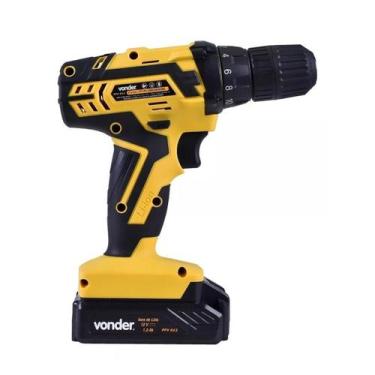 Imagem de Parafusadeira Furadeira PFV012 A Bateria 12V Com Kit Vonder
