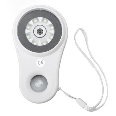 Imagem de Microscópio Macro Tela IPS de 2,0 Polegadas, 2MP, Ampliação de 500X, Microscópio Macro de Lupa Portátil Portátil Com 8LED Integrado, para Reparo, Testes Eletrônicos (Branco)