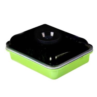 Imagem de Nishiyuenyi Bandeja de Germinação de Sementes Kit de Cultivo de Brotos Reutilizável, Grande Capacidade, Kit de Recipiente de Germinação de Cultivo de Grama de Tri