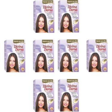 Imagem de HENE EM PO DIVINA DAMA JABORANDI 10x50GR INCOLOR, 08-400GR