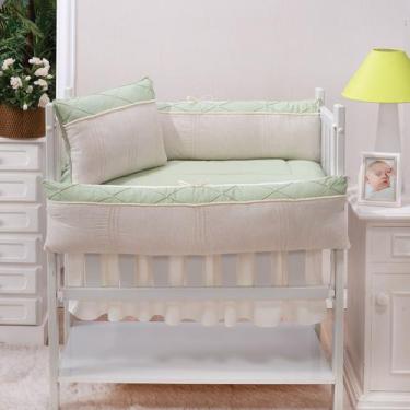 Imagem de Kit Mini Berço 100% Algodão Menina Menino - Beatriz Baby Enxovais, Mad