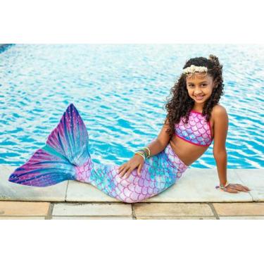 Imagem de Cauda De Sereia + Nadadeira +Biquini Completo - Rey Shop, 5, M