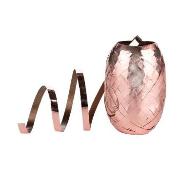 Imagem de Fitilho metalizado rose gold 5mm x 20m - DIVA E BELA ACESSÓRIOS BELEZA