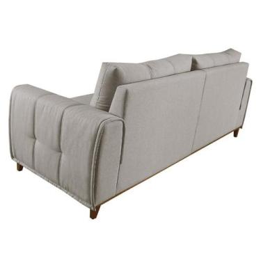 Imagem de Sof Leblon 2 Lugares 1,80cm Cinza Claro - Ferrari