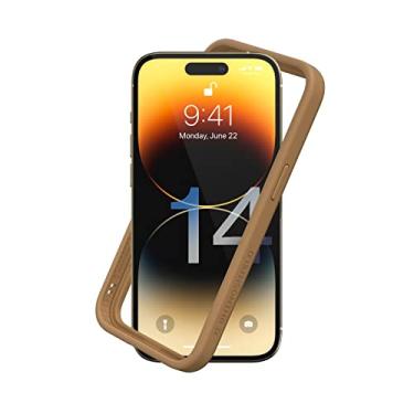 Imagem de RHINOSHIELD Capa bumper compatível com [iPhone 14 Pro] | CrashGuard NX - Capa protetora de design fino absorvente de choque 3,5 m / 3,4 m proteção contra quedas - bronze antigo