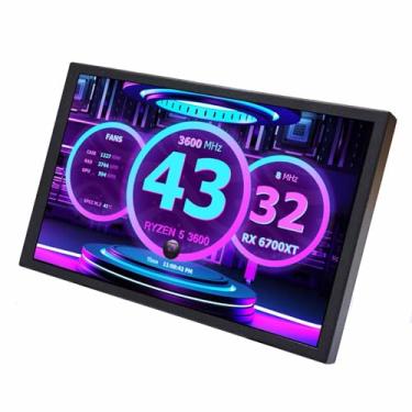 Imagem de VSDISPLAY Mini monitor LCD pequeno de 20 cm, tela IPS 1280 x 800 para capa de PC, faça você mesmo, edifício/laptop/computador com entrada de vídeo Mini HD-MI