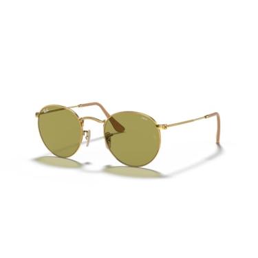 Imagem de Óculos de Sol Ray Ban Round Metal Rb3447 90644c/53 Dourado