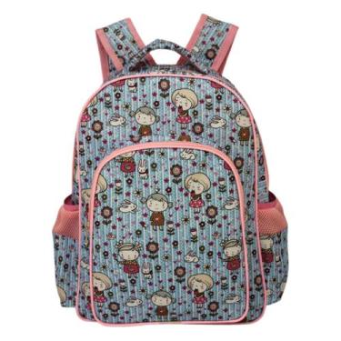 Imagem de Mochila Infantil Feminina Ls Bolsas Meninas Azul - L S BOLSAS E MOCHIL