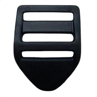 Imagem de  Kit 10 Reguladores Castelinho 30mm Plástico Preto para Ajuste de Alça