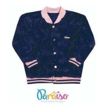Imagem de Casaco Luxo Forrado Bebe Menina Paraiso Casaquinho Ref 10295 - Paraíso