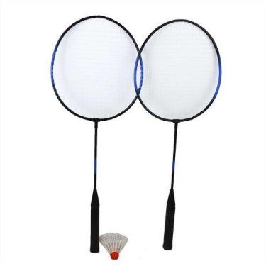 Imagem de Par Raquetes Badminton com Peteca - ViMultShop