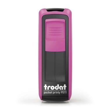 Imagem de Trodat Pocket 9511 Rosa-Preto  38x14mm - Trodat Printy