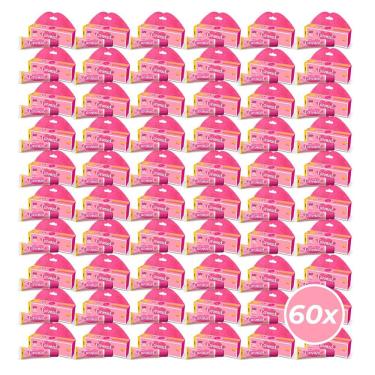 Imagem de Kit 60 Unidades Hidratante Labial Carmed Bff Rosa Glitter 10g