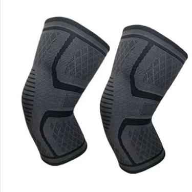 Imagem de 1 Par Joelheira Esportiva Exercício Funcional Corrida Musculação Bike 