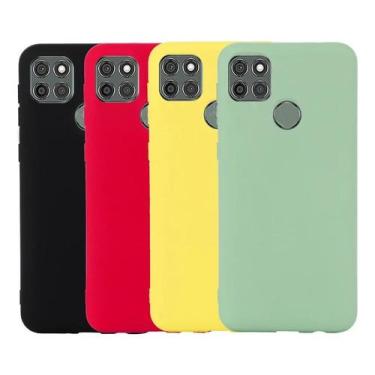 Imagem de Capa Fosca De Silicone Colorida Compatível Com Moto G9 Power - OTEMU, 