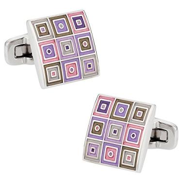 Imagem de Abotoaduras acolchoadas Cuff-Daddy em esmalte com caixa de apresentação