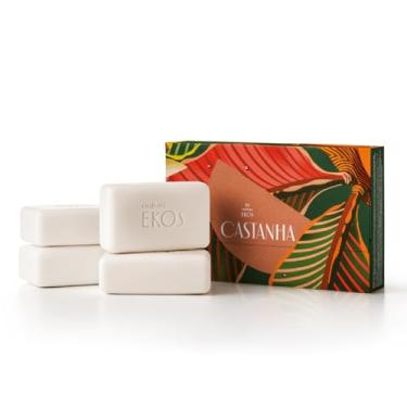 Imagem de Sabonetes em Barra Natura Ekos Castanha, Pacote com 4 Unidades