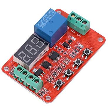 Imagem de Comparador de Tensão de Janela Digital, Comparador de Tensão Vermelho, Medição de Tensão, Carregamento e Monitoramento de Descarga (24V)