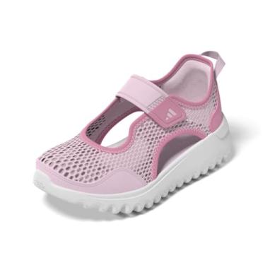 Imagem de adidas Tênis esportivo unissex infantil Summerflex, Rosa claro/rosa bliss/lilás, 1 Little Kid