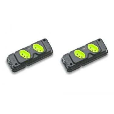 Imagem de Kit C/2 - Tomada Barra Fiolux   Dupla 20A 2 Polos+Terra P...