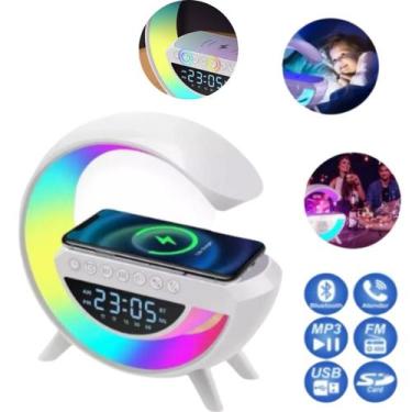 Imagem de Smart Speaker Pro - Luminária Caixa de Som com Carregador por Indução 