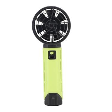 Imagem de Fan Portátil Portátil Turbo, Mini Fan Peronsonal Recarregável Charagem USB Com Exibição Digital LED, 100 Velocidades fã de Bolso de Mão Ajustável, para Camping de Viagens, Preto
