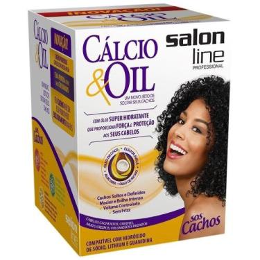 Imagem de Alisante em Creme Guanidina Calcio & Oil 349g - Salon Line