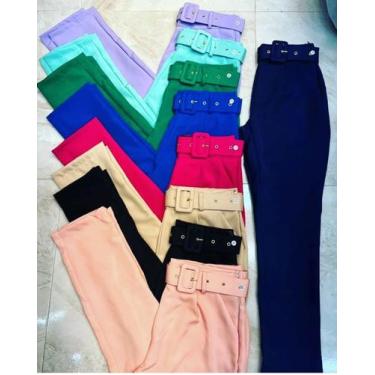 Imagem de Calça de Alfaiataria  Tradicional Tendência /Social /Feminina/ - Nanda