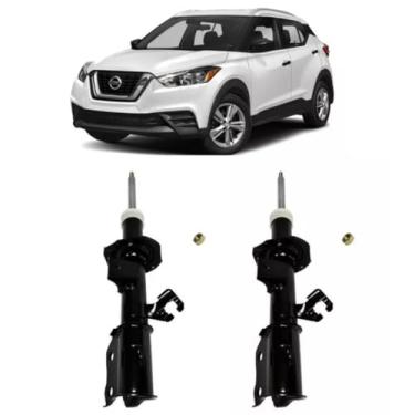 Imagem de PAR AMORTECEDOR DIANTEIRO LADO DIREITO E ESQUERDO KICKS 2016 2017 2018 2019 2020